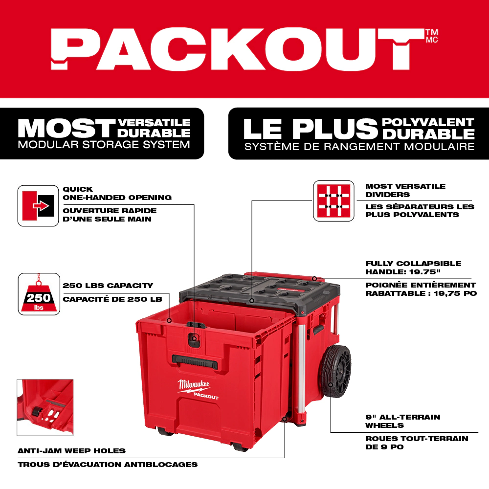 Milwaukee 48-22-8420 PACKOUT Rolling Drawer