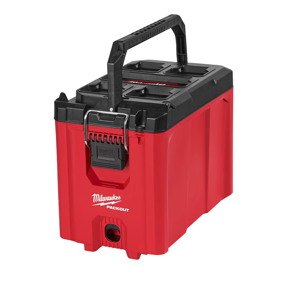 Milwaukee 48-22-8422 PACKOUT 10-inch Compact Portable Tool Box with Adjustable Dividers and Interior Storage Tray