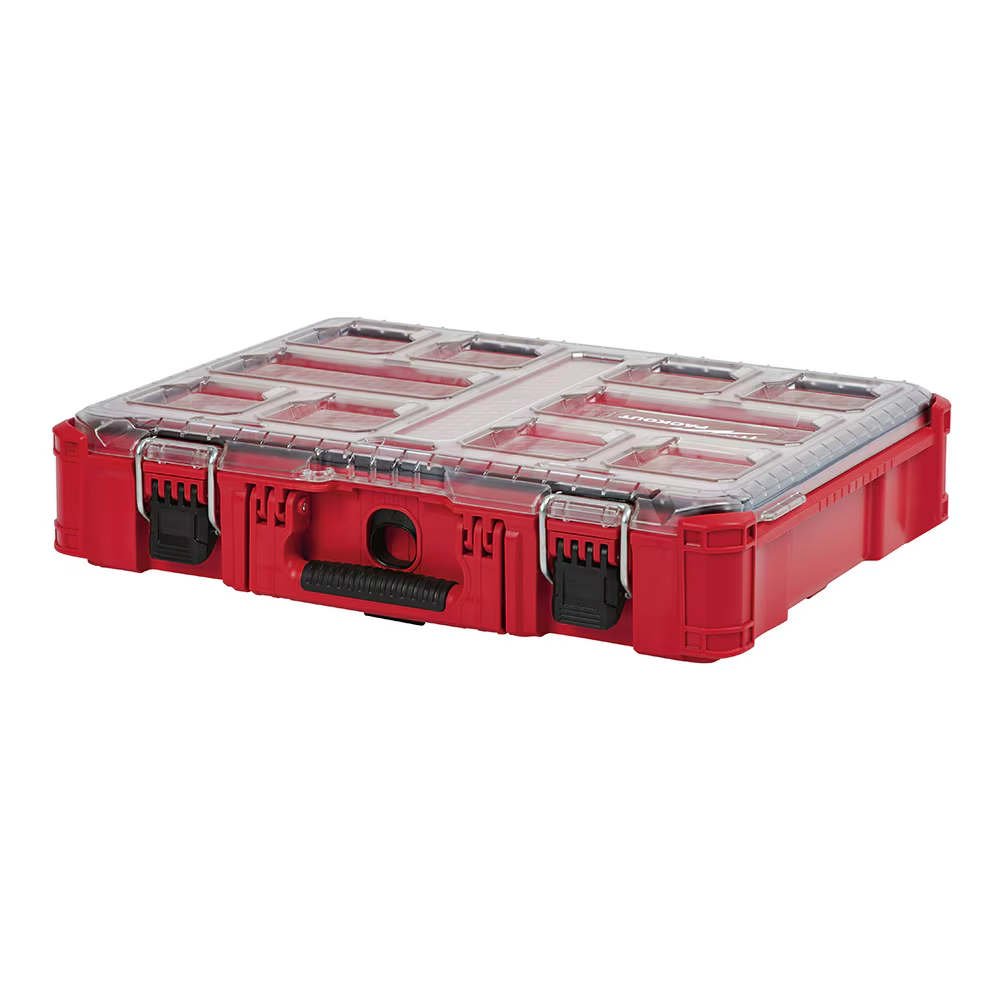Milwaukee 48-22-8430 PACKOUT 11-Compartment Impact Resistant Portable Small Parts Organizer Fits Modular Storage System