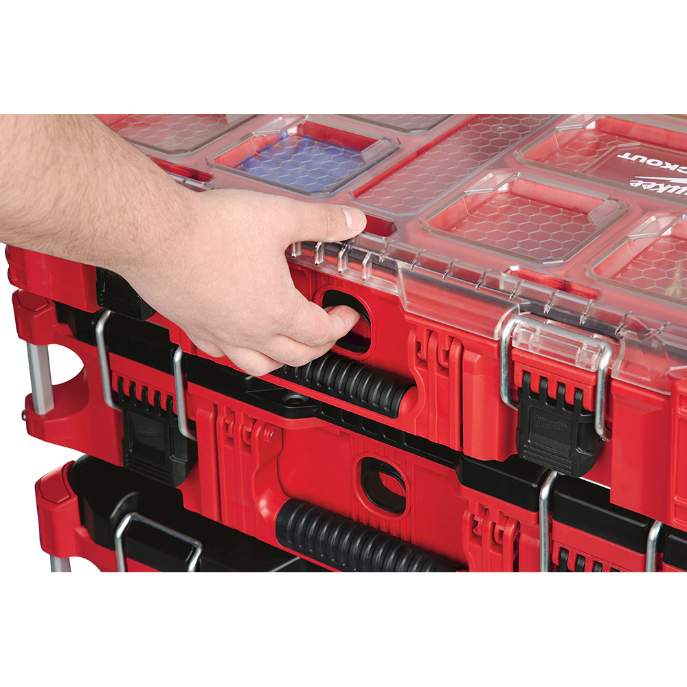 Milwaukee 48-22-8430 PACKOUT 11-Compartment Impact Resistant Portable Small Parts Organizer Fits Modular Storage System
