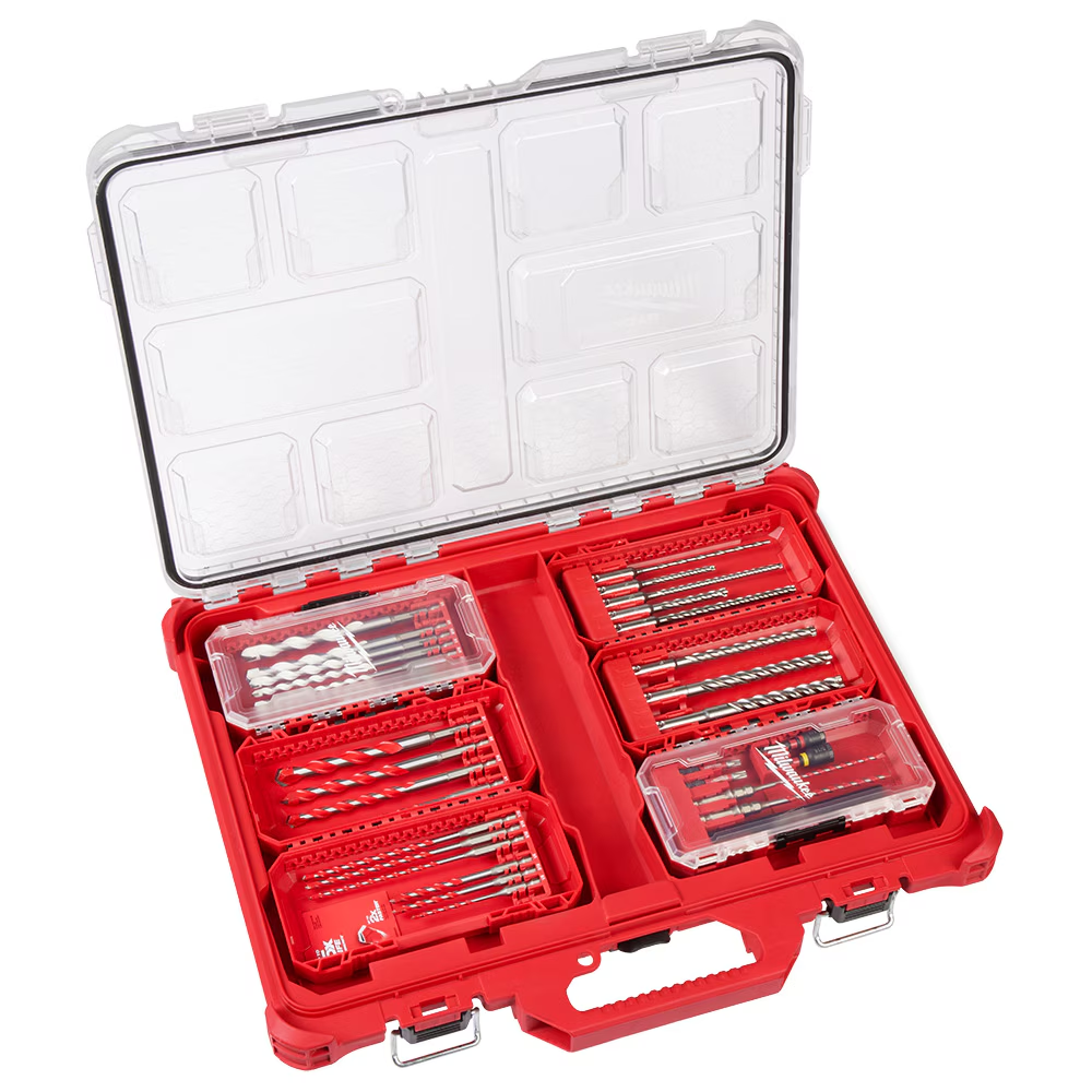 Milwaukee 48-22-8431 PACKOUT 11-Compartment Low-Profile Impact Resistant Portable Small Parts Organizer