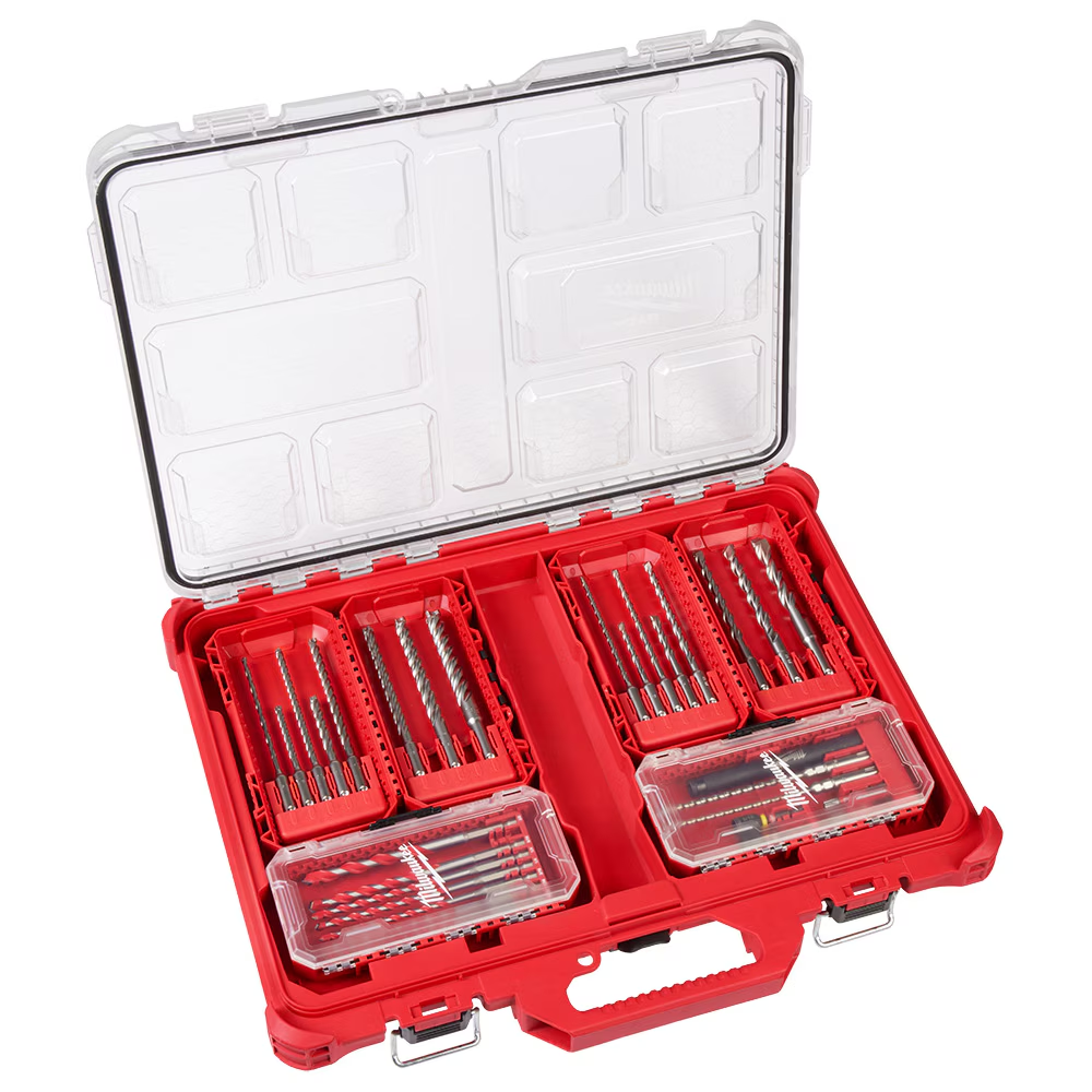 Milwaukee 48-22-8431 PACKOUT 11-Compartment Low-Profile Impact Resistant Portable Small Parts Organizer