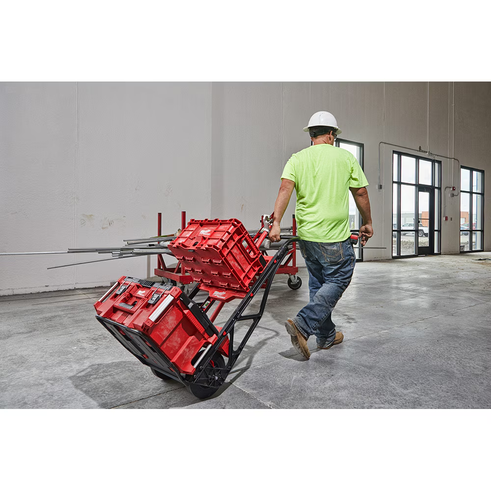 Milwaukee 48-22-8440 PACKOUT 18.6 in. Tool Storage Crate Bin with Carrying Handles and 50 lbs. Weight Capacity