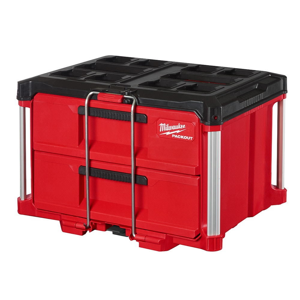 Milwaukee 48-22-8442 PACKOUT 22-inch 2-Drawer Tool Box with Metal Reinforced Corners