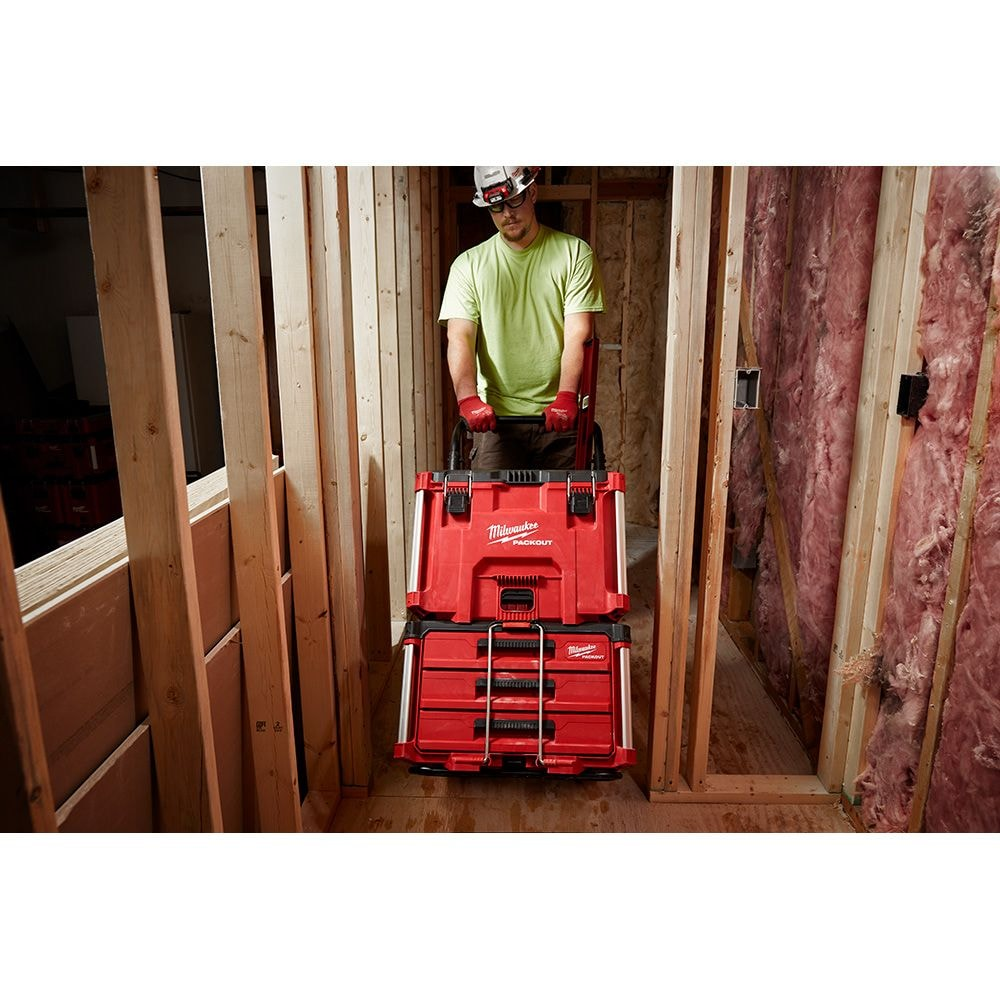 Milwaukee 48-22-8443 PACKOUT 22-inch Modular 3-Drawer Tool Box with Metal Reinforced Corners
