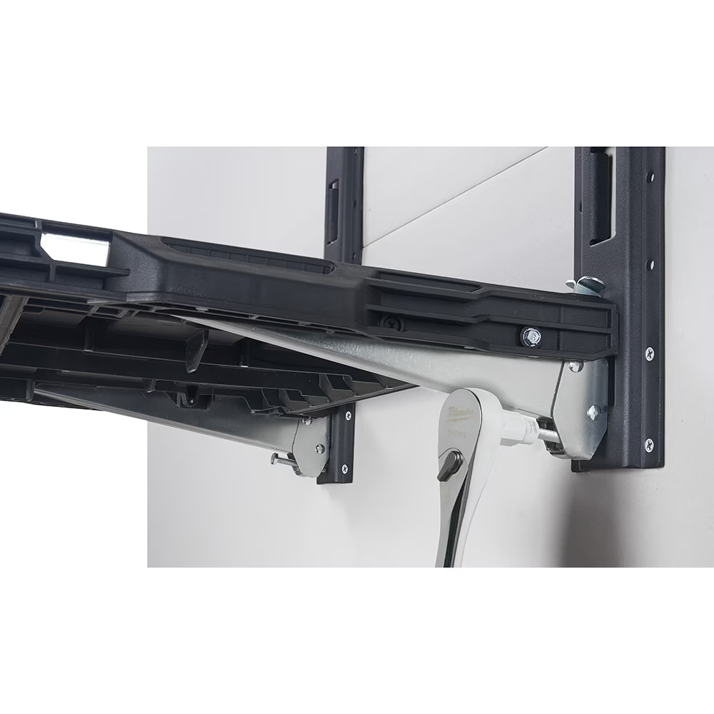 Milwaukee 48-22-8480 PACKOUT 22.3 in. Black Resin Racking Kit with Metal Reinforced Frame and Integrated Handle