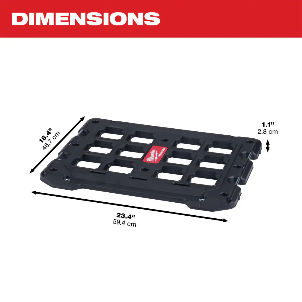 Milwaukee 48-22-8485 PACKOUT Wall and Floor Mounting Plate