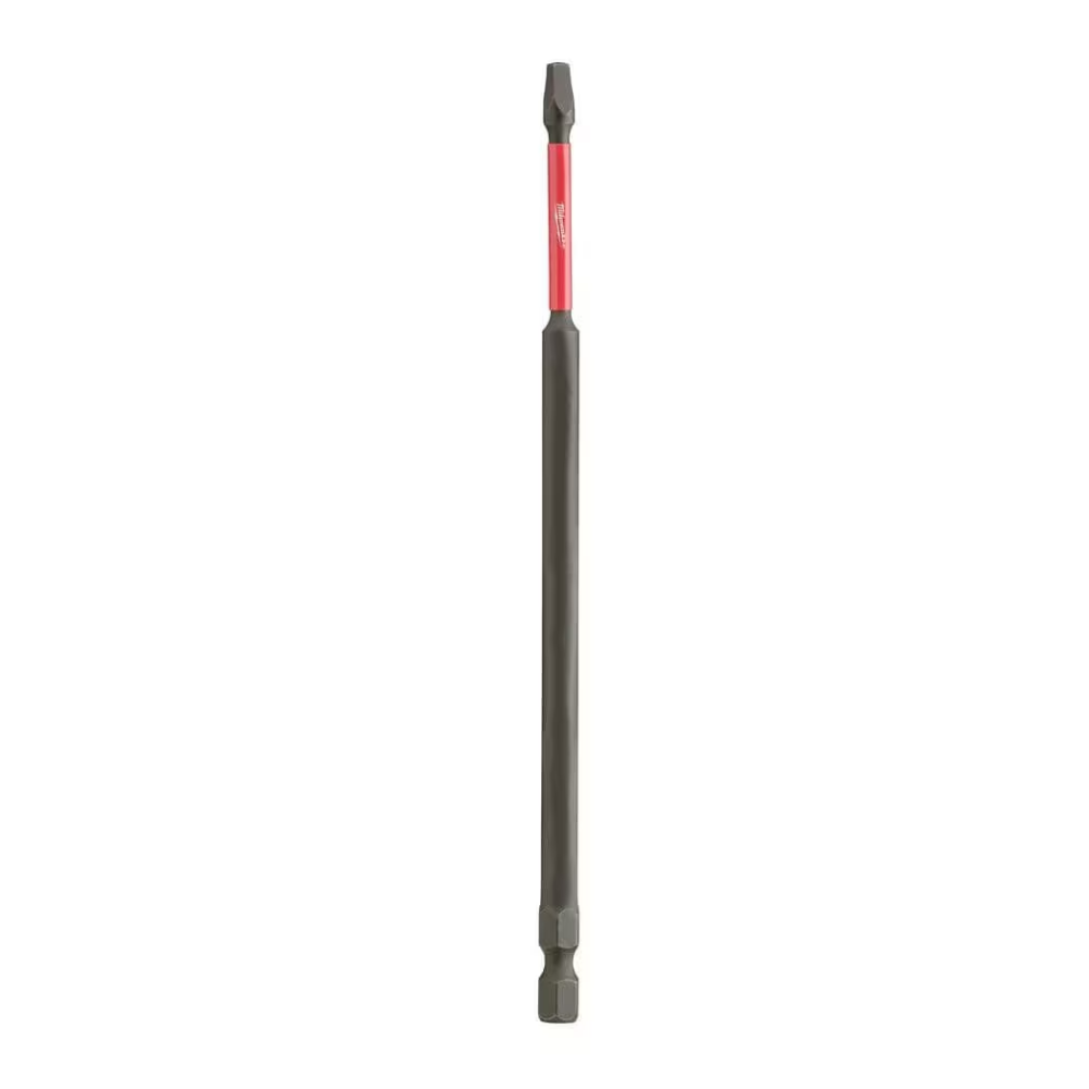 Milwaukee 48-32-4805 SHOCKWAVE Impact Duty 6 in. Square #2 Alloy Steel Screw Driver Bit (1-Pack)