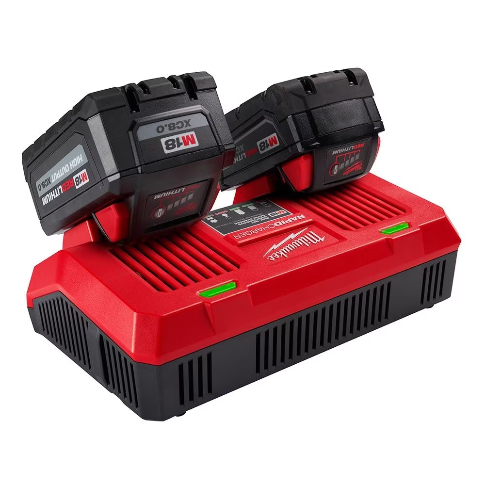 Milwaukee 48-59-1802 18V M18 Lithium-Ion Battery Dual Bay Rapid Charger