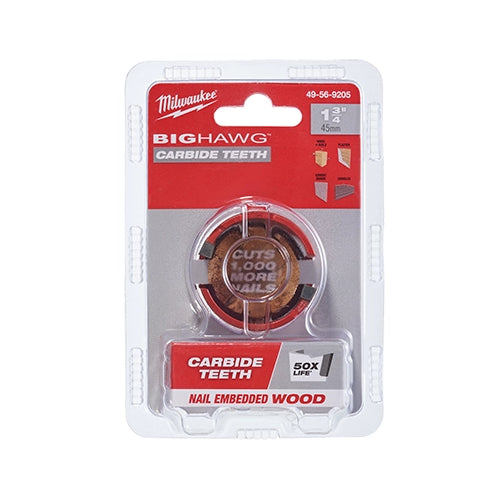 Milwaukee 49-56-9205 BIG HAWG with Carbide Teeth 1-3/4″