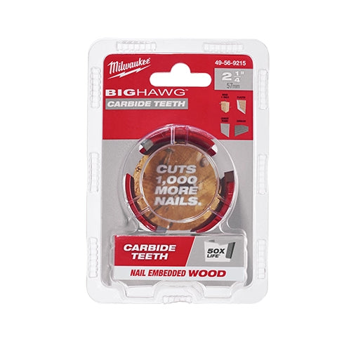 Milwaukee 49-56-9215 BIG HAWG with Carbide Teeth 2-1/4″