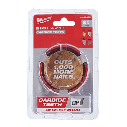 Milwaukee 49-56-9225 BIG HAWG with Carbide Teeth 2-3/4″