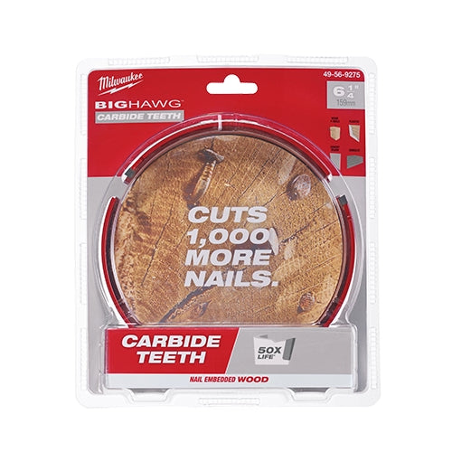 Milwaukee 49-56-9275 BIG HAWG with Carbide Teeth 6-1/4″