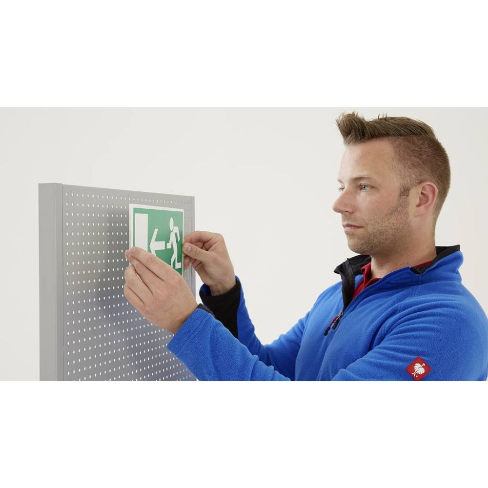 Industrial application of 4970 double-coated PVC tape for mounting signage and plastic profiles