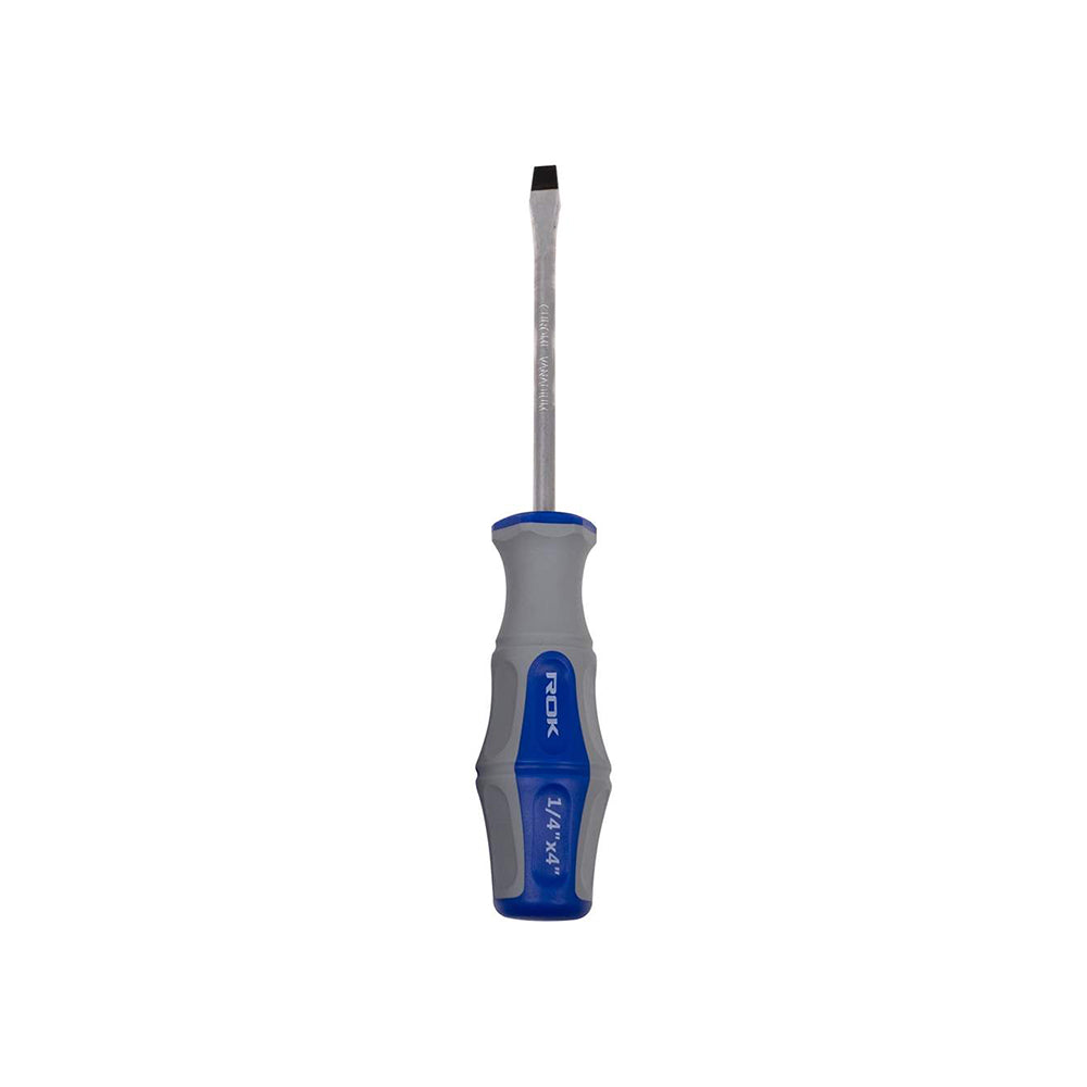 ROK 64108 1/4in x 4in Slotted Screwdriver