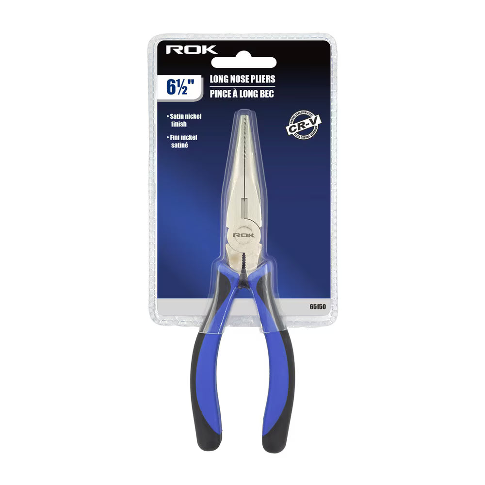 6.5-Inch Long Nose Pliers | Precision Needle Nose Hand Tool