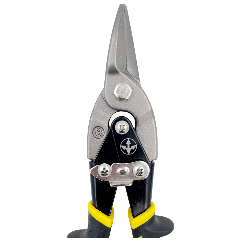 10" Straight-Cut Aviation Snips for Sheet Metal Cutting