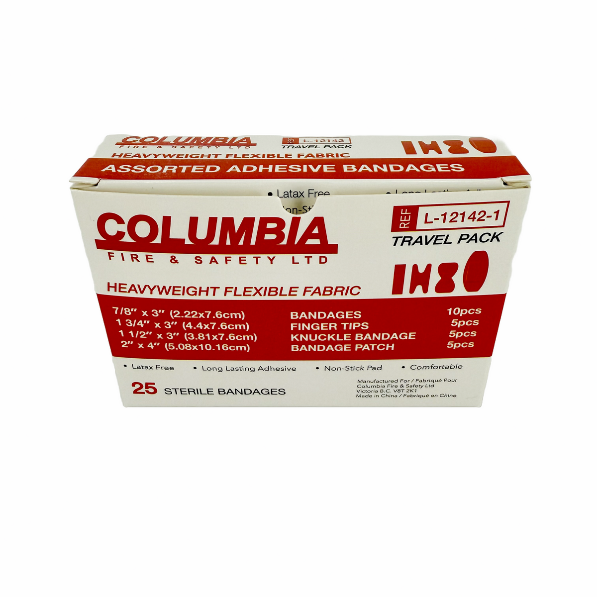Bandaids L-12142 Travel Pack Assorted Flexible Fabric Bandaids