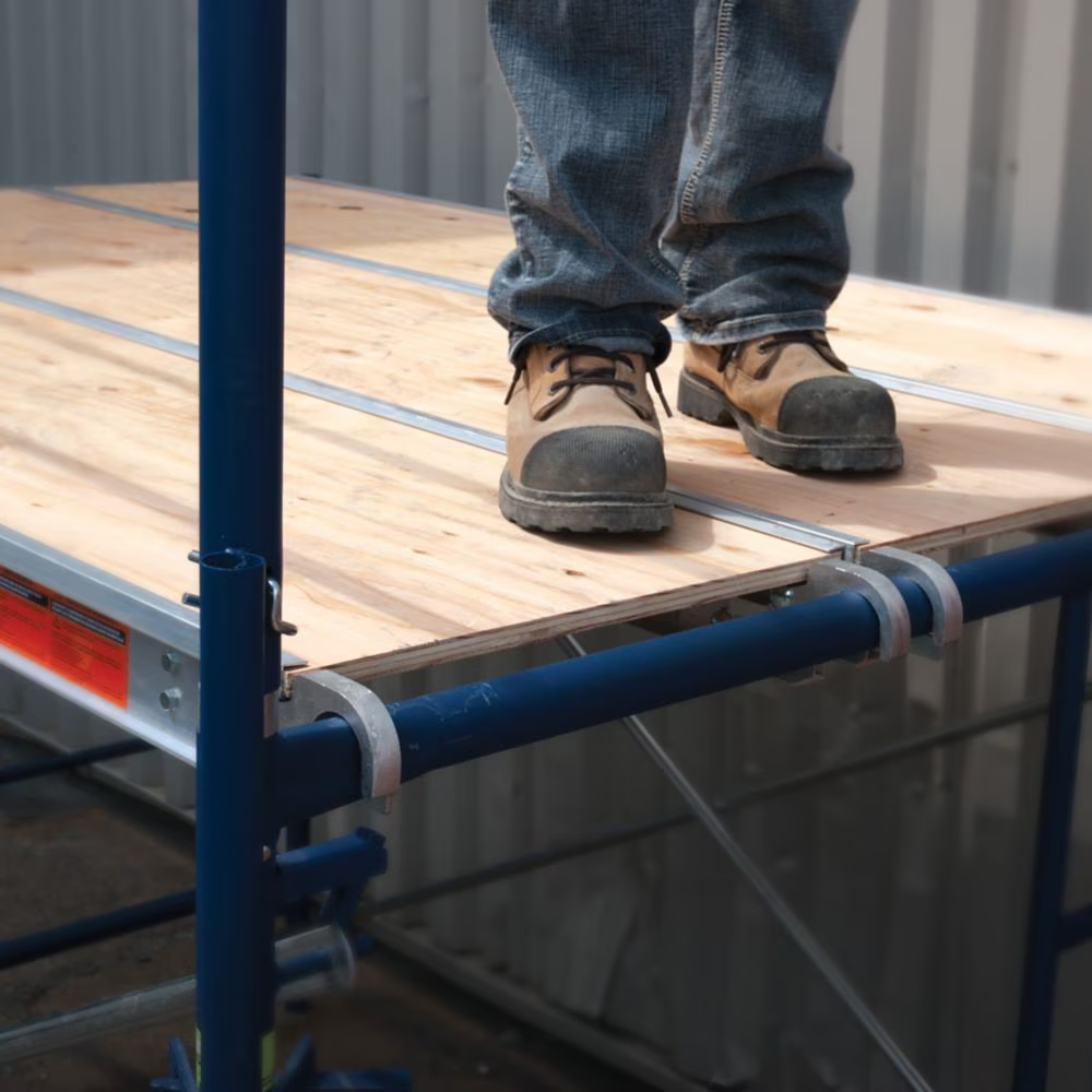 2-Story Rolling Scaffold Tower, Size 10 ft. x 5 ft. x 7 ft.