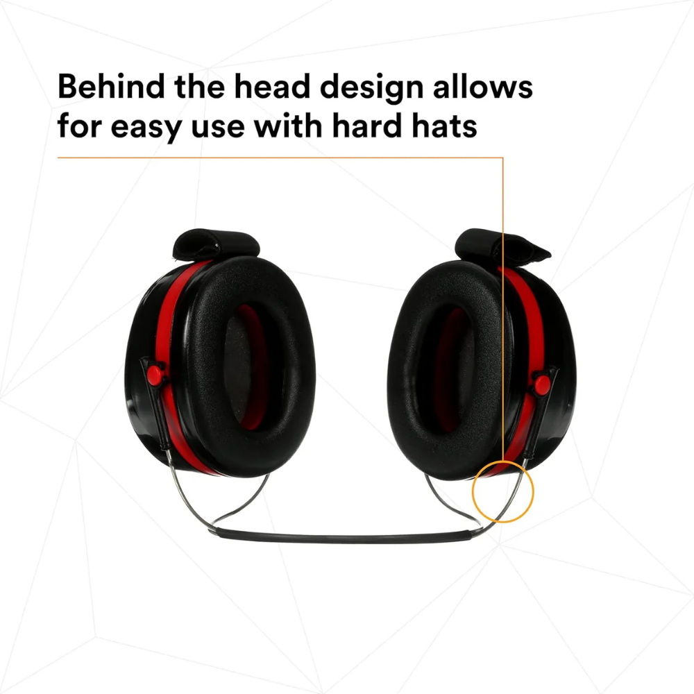 3M™ PELTOR™ Optime™ 105 Earmuffs, H10B, Behind-the-Head