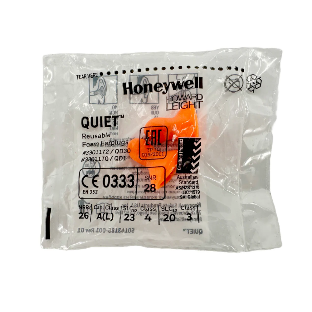 LEO Howard Leight Ear Plugs (26 DB) Reusable, Uncorded