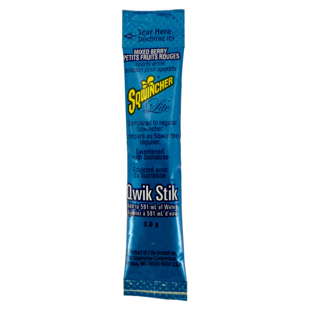Sqwincher Qwik Stik® ZERO – Sugar-Free Hydration Powder Packets (11 oz)/ Pack of 50