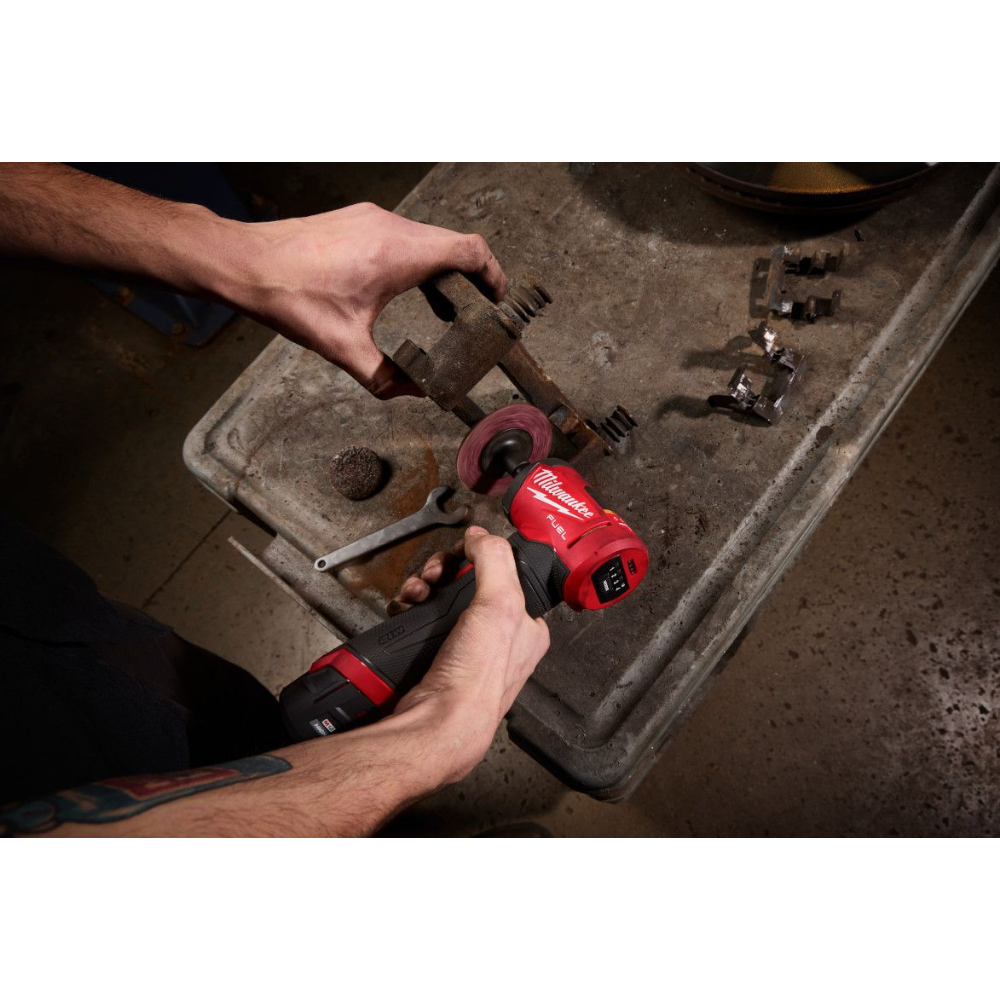 Milwaukee 3485-20 Tool 12-Volt M12 FUEL Lithium-Ion Brushless Cordless 1/4" Right Angle Die Grinder
