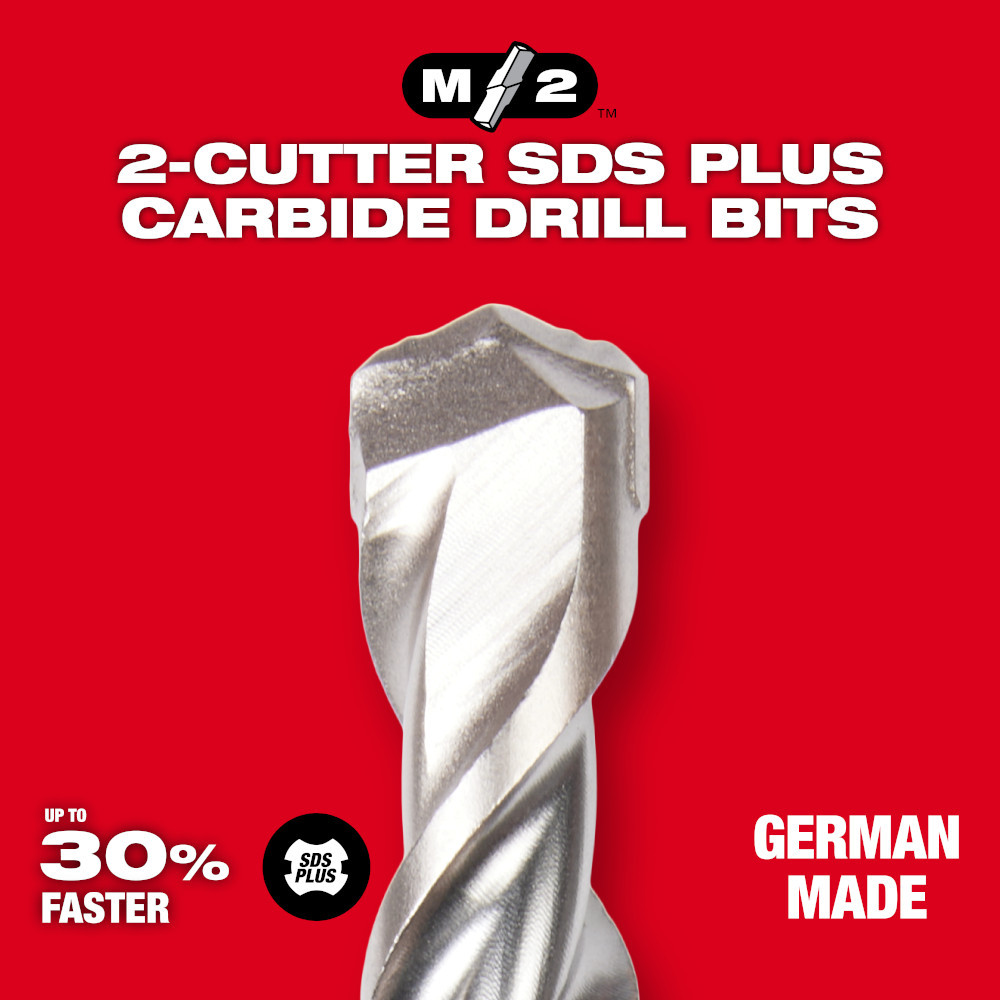 Milwaukee 48-20-7609 5/8in x 22in x 24in M/2 2-Cutter SDS-Plus Rotary Hammer Drill Bit