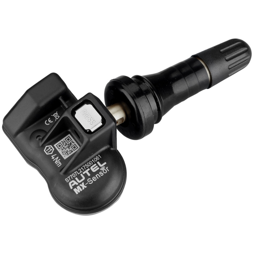 Autel MX-Sensor 1-Sensor – Universal Programmable TPMS (315MHz + 433MHz) with Press-in Rubber Valve Stem