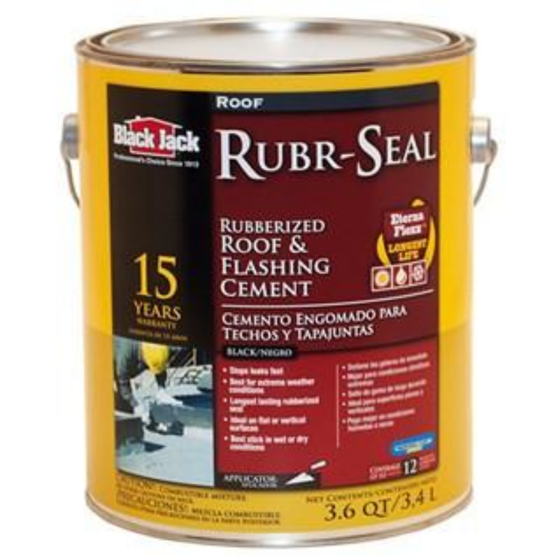 BLACK JACK® Rubr-Seal Rubberized Roof & Flashing Cement