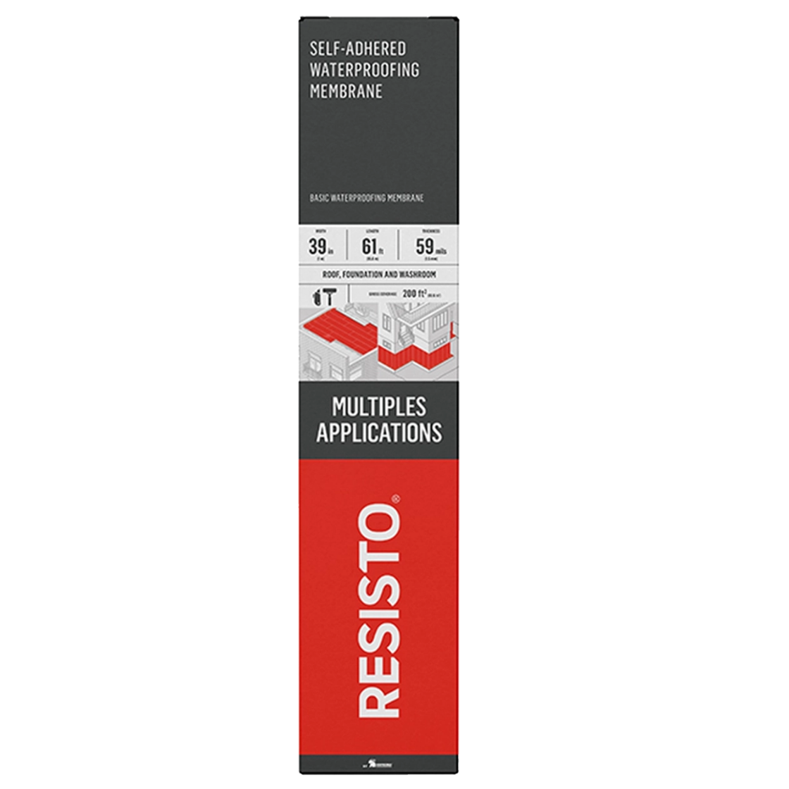 RESISTO 15256 Basic Waterproofing Self - Adhered Membrane