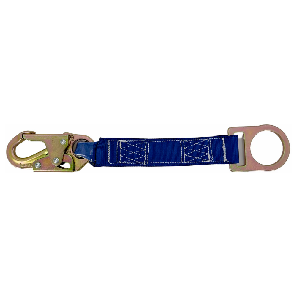 LEO 18" D-Ring Extension Non-Shock Absorbing Lanyard / Snap Hook