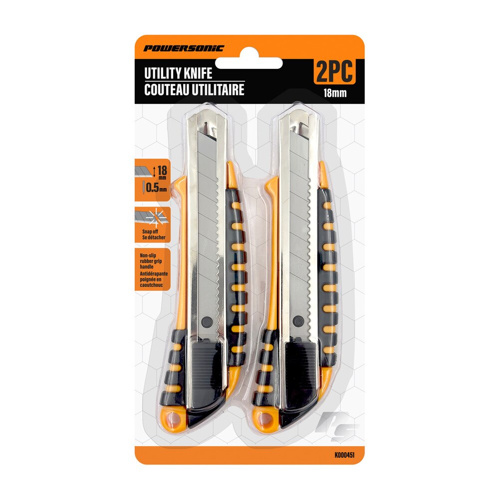2-Piece 18 mm Utility Knife Set