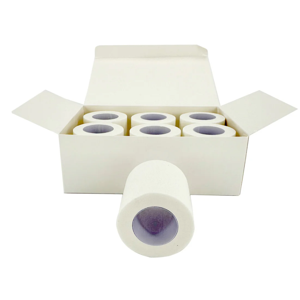 LEO Adhesive Tape White Fabric