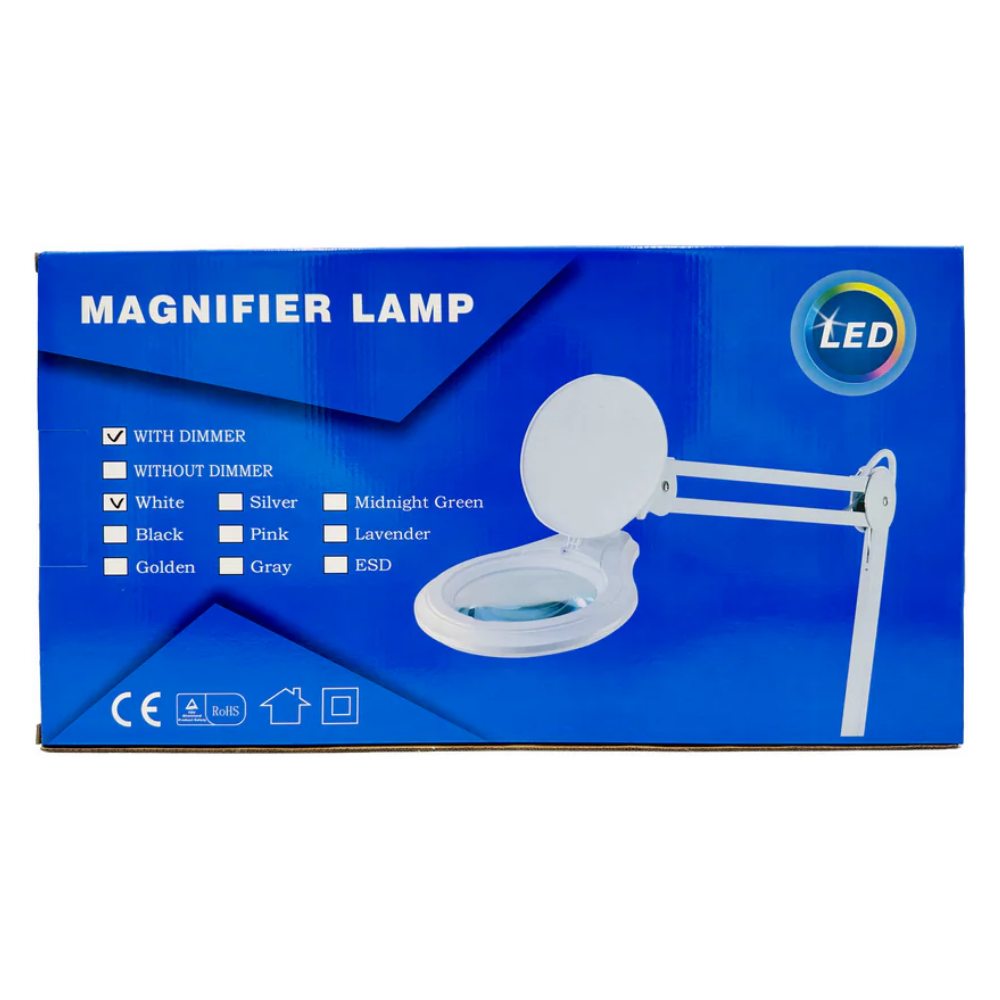 LEO Eye Magnifier LED Lamp with Dimmer