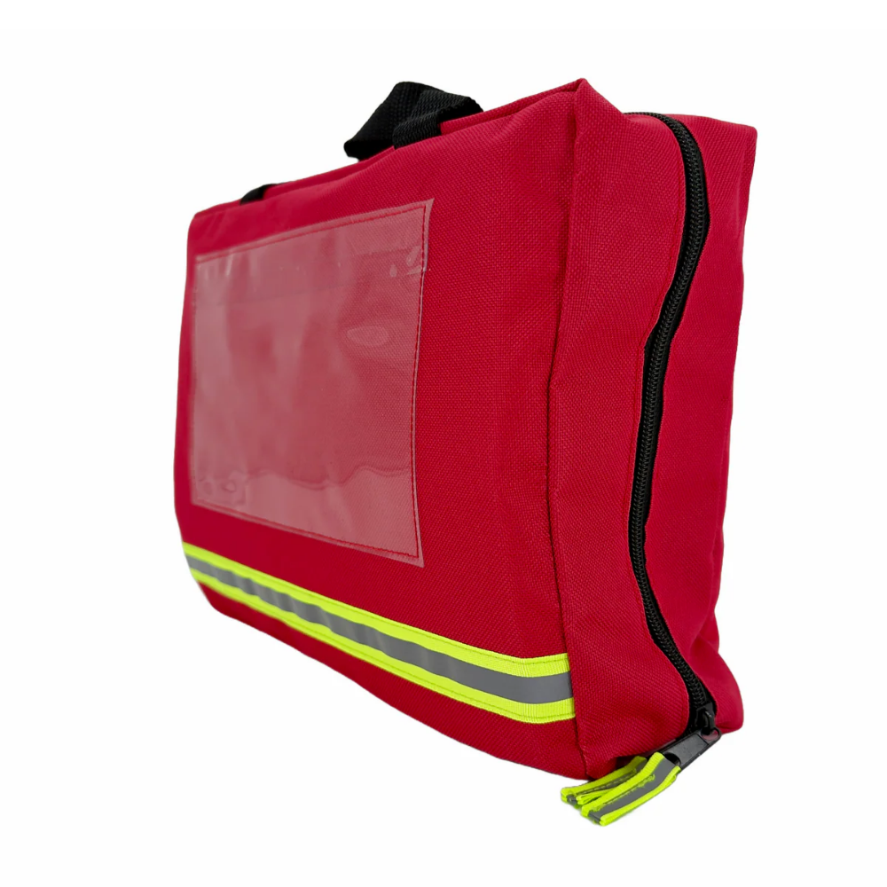 LEO Bag, Red Nylon with Card Slot F/ First Aid Kits