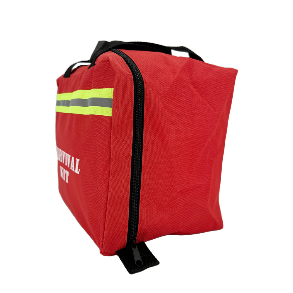 LEO Bag, Red Nylon (Survival Logo) F/ Survival Kits