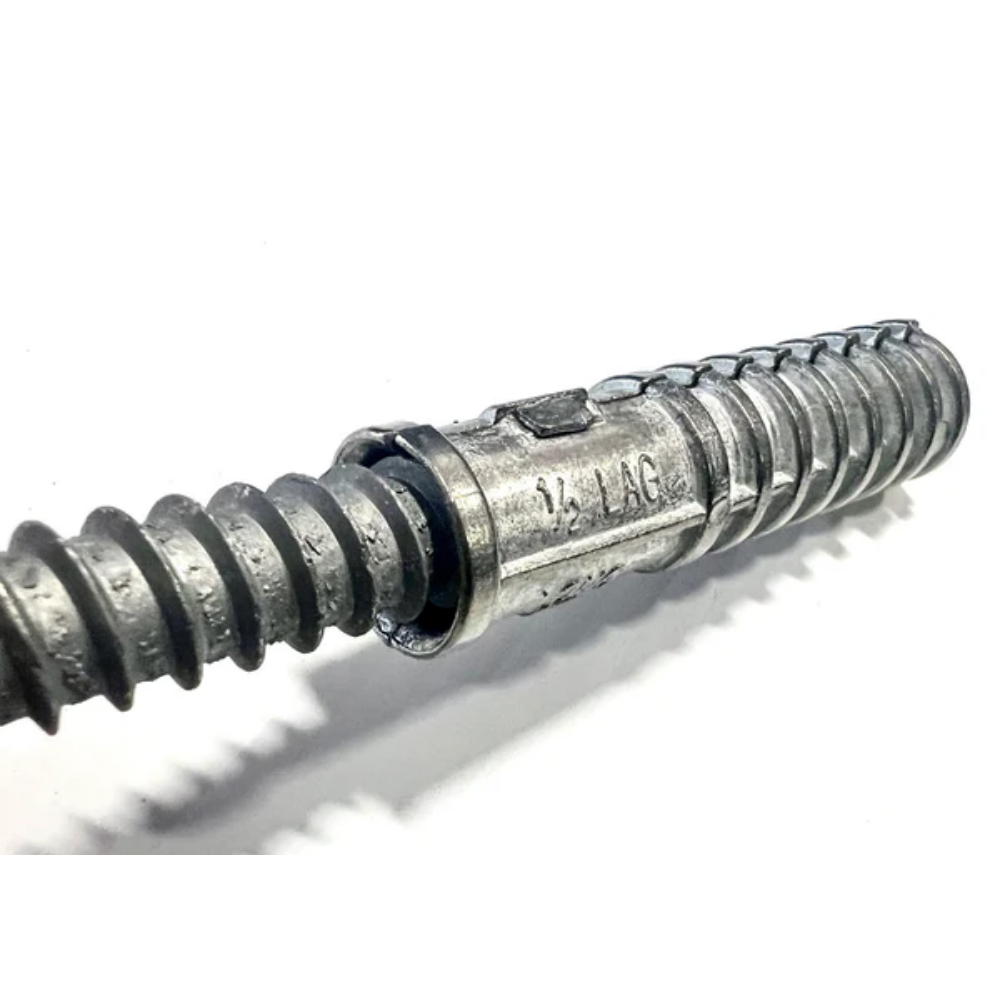 LEO 5" Lag Bolt + Lag Shield Insert + Washer Package (Removable Curb Installation Hardware)