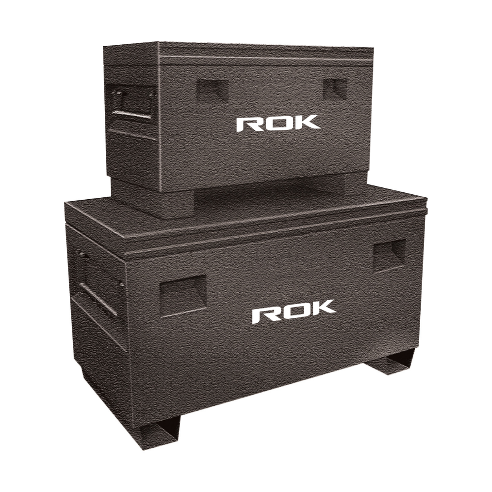 ROK 2Pc 36" & 48" Job Box – Heavy Duty Storage for Construction Sites