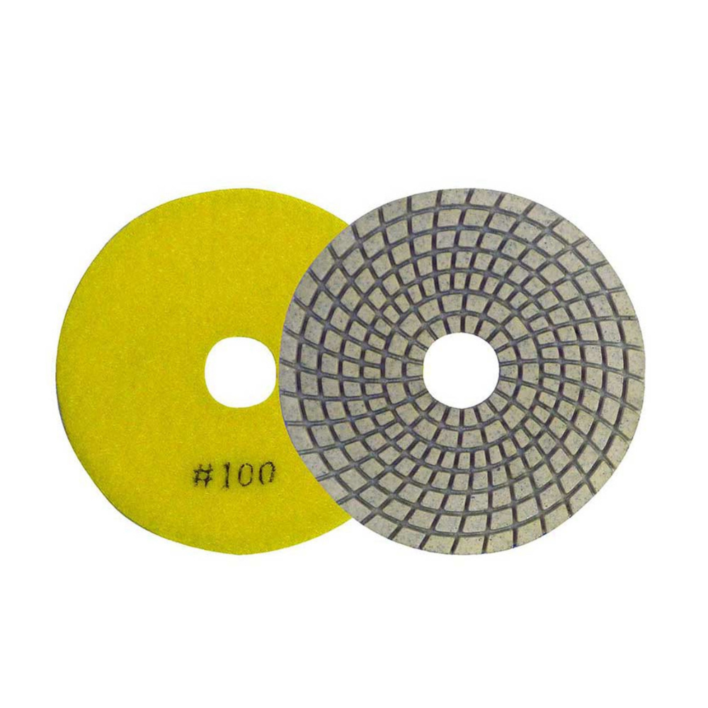 ROK 26912 4in Diamond Polishing Pad - 100 Grit
