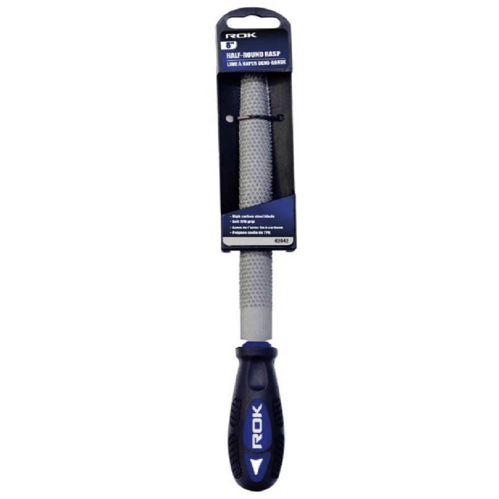 ROK 62042 8in Half Round Rasp