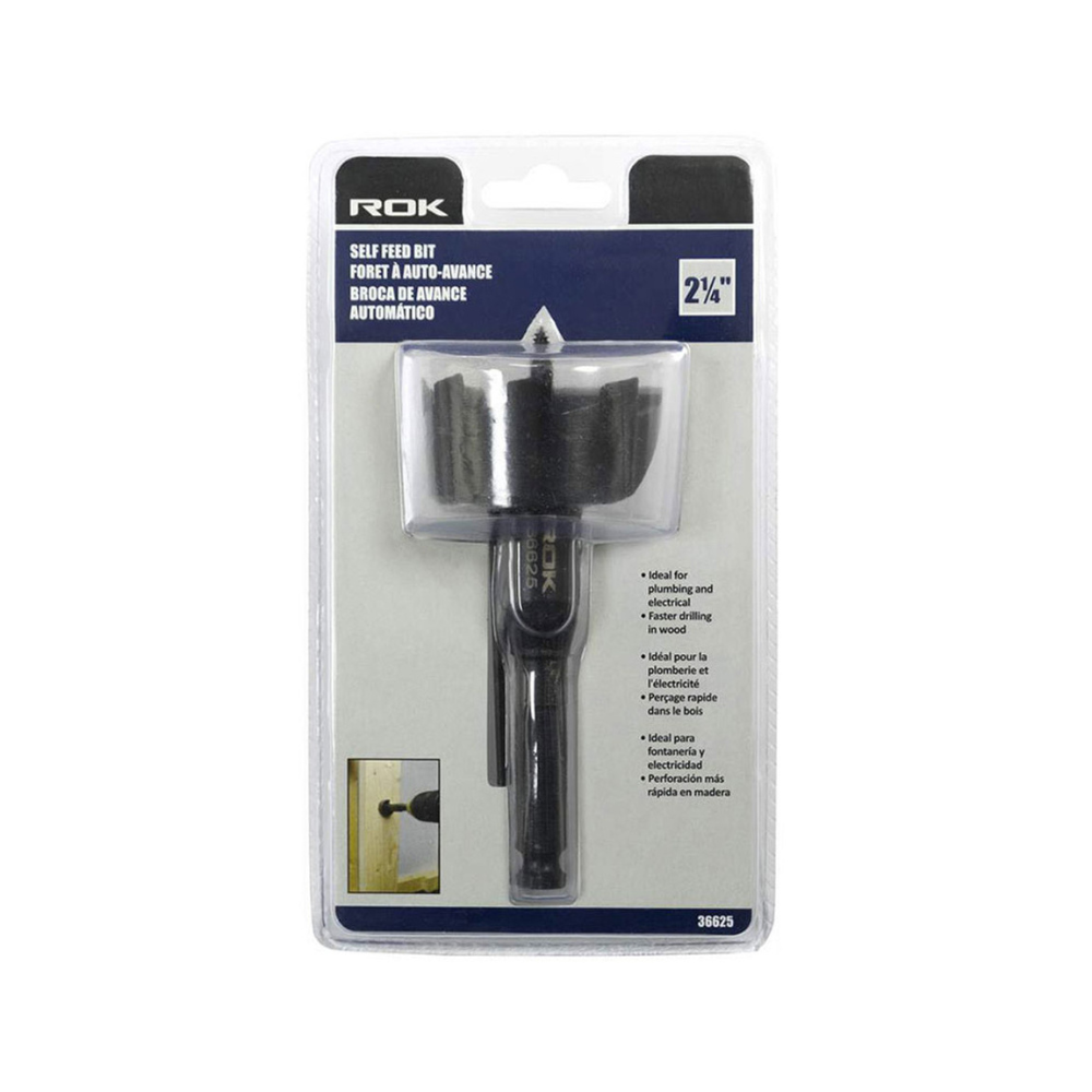 ROK 36625 2-1/4in Self-Feed Drill Bit