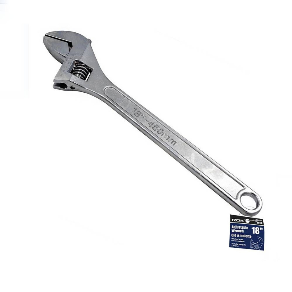 ROK 66170 18in Adjustable Wrench