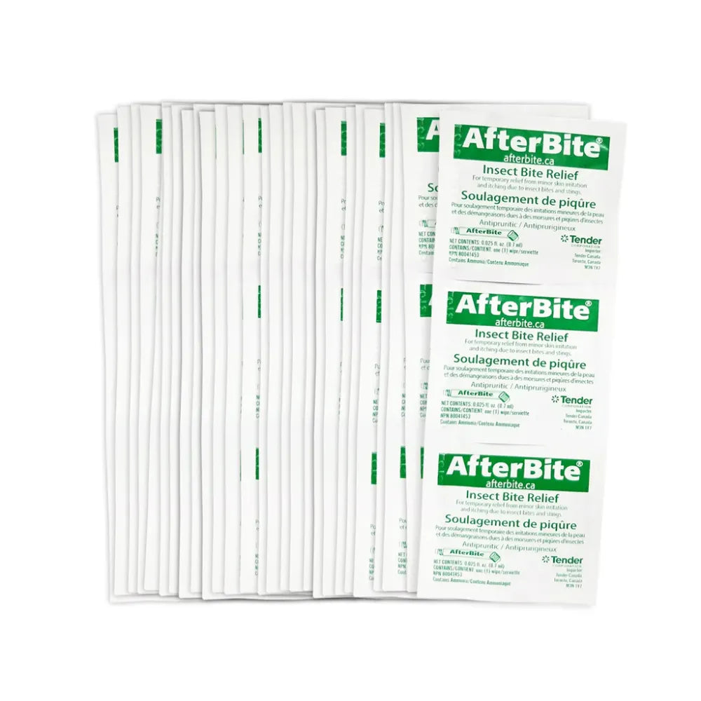 AfterBite FSINSECTR Insect Bite Relief Packets Bulk Pack for Sting & Bite