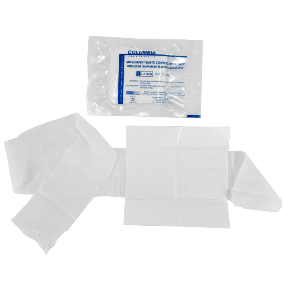 Columbia Non Adherent Elastic Compression Bandage L-12066 Sterile 6x6 Inch