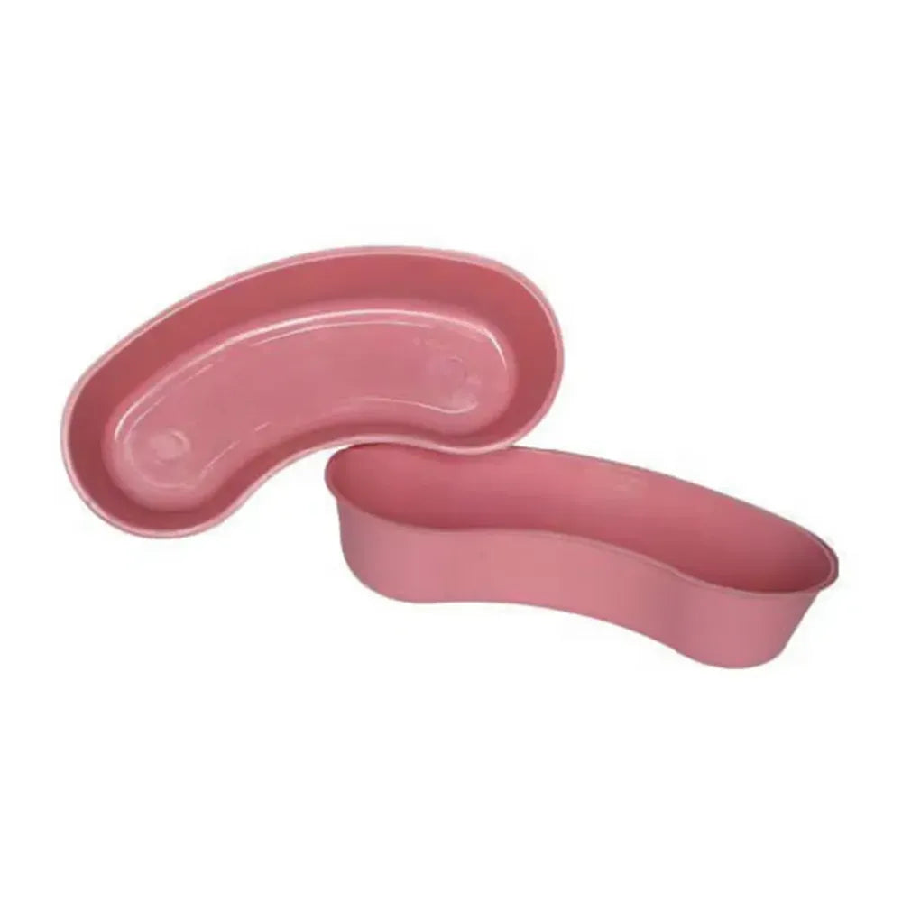 FSEMESIS Pink Plastic Kidney Basin – Emesis Tray Set