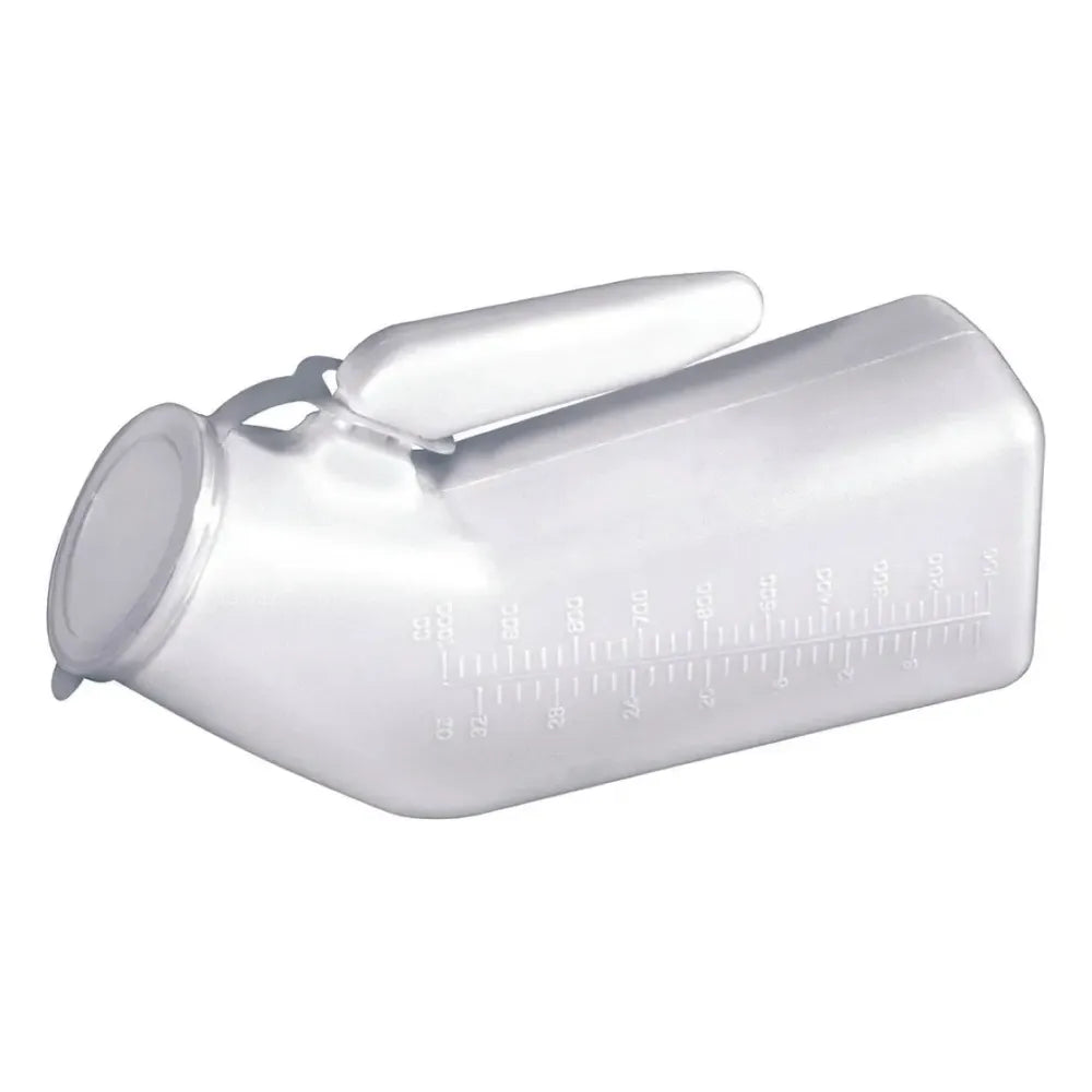 FSURINAL Portable Plastic Urinal with Lid & Handle