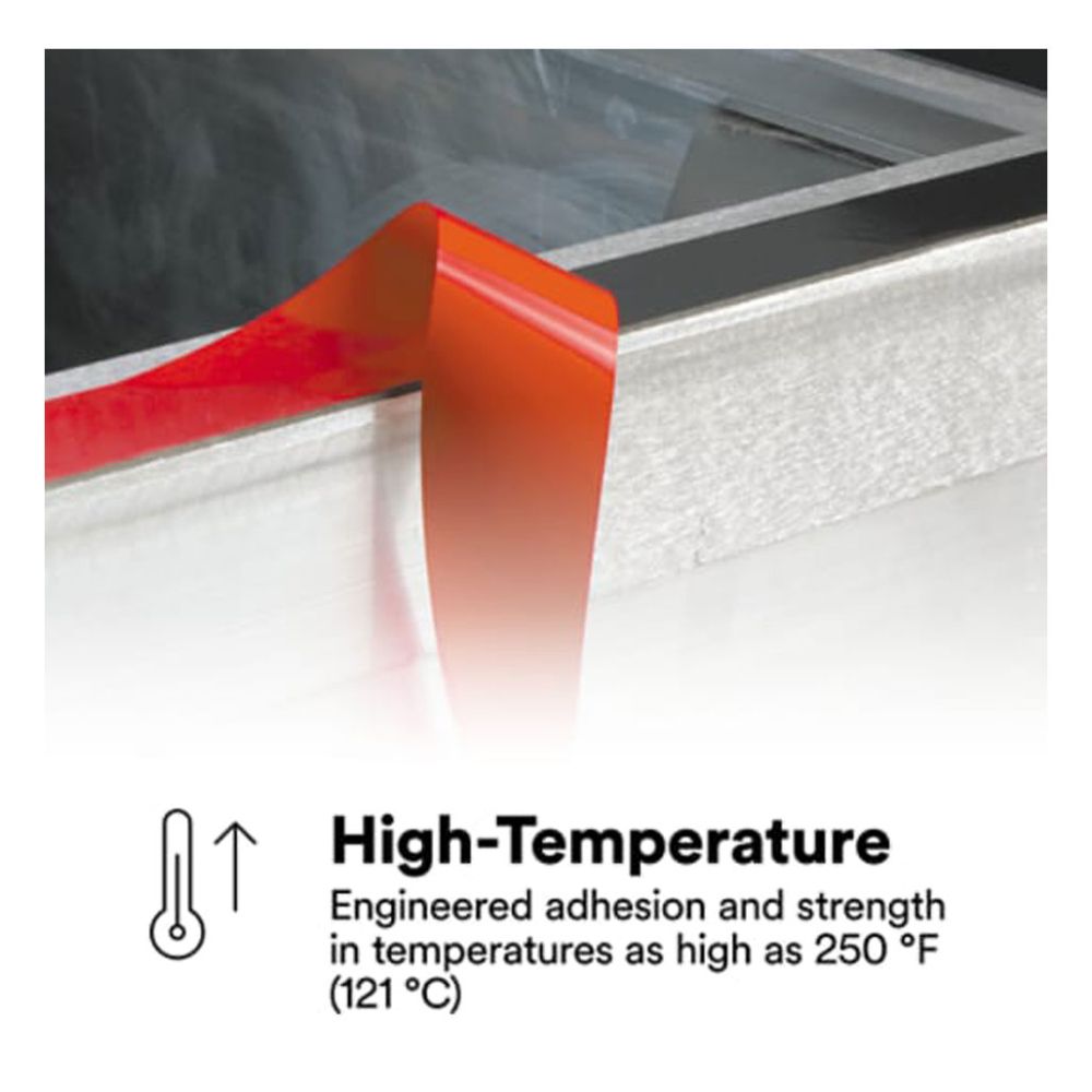 VHB Tape High-Temperature Adhesion Up to 250°F Industrial Bonding