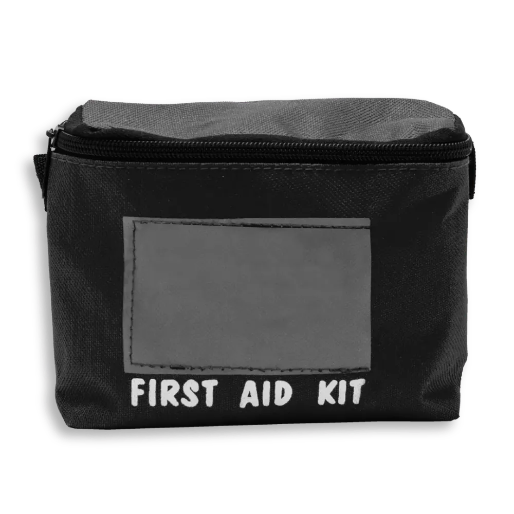 Black Personal FSB6-BLK first aid bag with zip closure