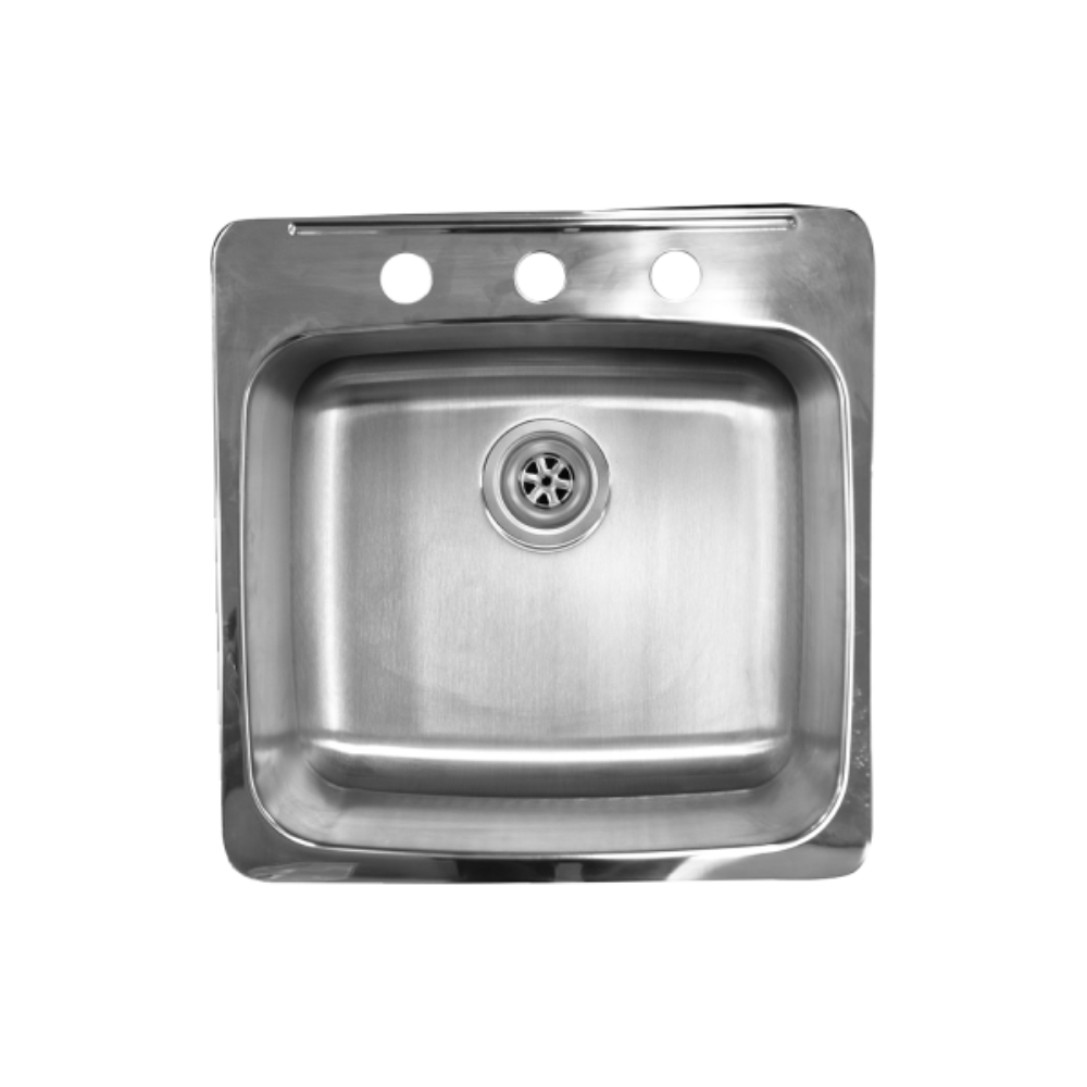 Contractor Solutions VSKS2021 20" Stainless Steel Single Kitchen Sink
